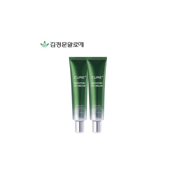 (1+1)(15+10%쿠폰+사은품) 김정문알로에 큐어 시그니처 3X크림 50ml